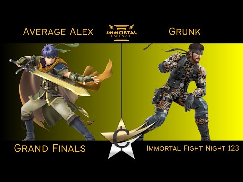 Immortal Fight Night 123 Grand Finals - Average Alex (Ike) vs Grunk (Snake) Smash Ultimate - SSBU