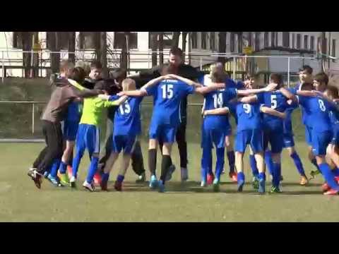 Trampkarze Prochu Pionki U 14 po zwycięskim meczu z Powałą Taczów