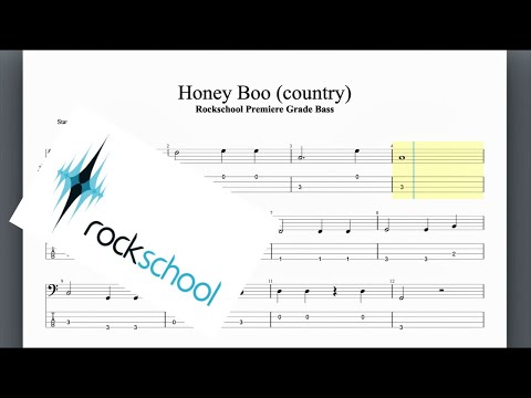 Honey Boo Rockschool Premiere Grade Bass