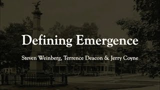 Defining Emergence: Steven Weinberg et al