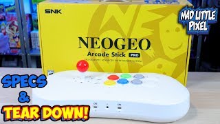 Teardown & Specs Neo Geo Arcade Stick Pro & Sanwa Button Install!