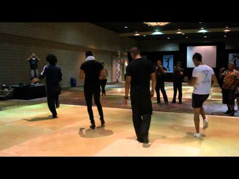 Cristian Oviedo, Tito Ortos, Edwin Rivera, Grizzly Hidragon workshop at LA Salsa Congress 2011