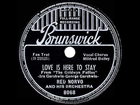 1938 Red Norvo - Love Is Here To Stay (Mildred Bailey, vocal)