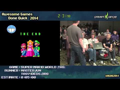 Super Mario World: Arbitrary Code Injection At AGDQ 2014, Performed Live