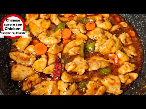 Chinese Sweet And Sour Chicken | Restaurant Special Chicken Chinese Rice and Gravy Recipe 😋