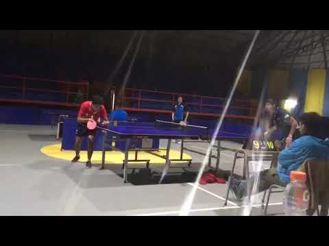 Yeskar obando v/s Nicolás Godoy tenis de mesa open