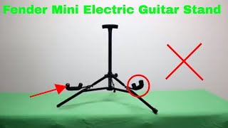 Video thumbnail for ✅  How To Use Fender Mini Electric Guitar Stand Review by The Stuff I Use Channel