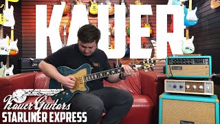 Video thumbnail for KAUER Starliner Express Ocean Turquoise by GUITARGUITAR