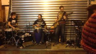 Black Schabes performs Wiggly's Way by MMW featuring Chemy Soibelman on percussion