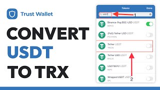 How To Convert USDT to TRX on Trust Wallet (2024)