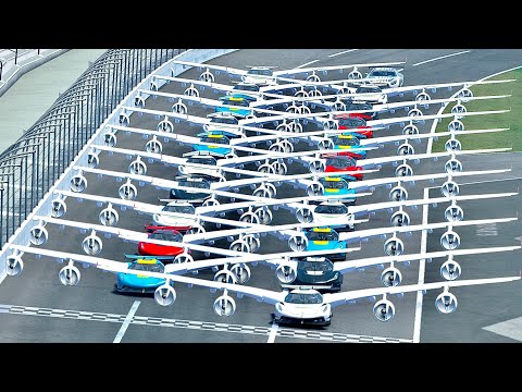 Koenigsegg Jesko with Airplane Kit battle at Nardo Speed Ring