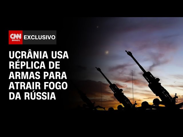 Ucrânia usa réplica de armas para atrair fogo da Rússia | CNN PRIME TIME