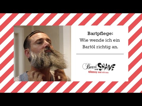 Wie benutze ich ein Bartöl?