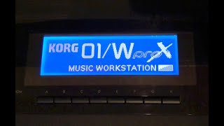 Video thumbnail for Korg 01/W Pro X File-A factory demo - Stephen Kay by Matt Studio
