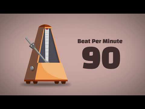 90 BPM Metronome [1Hour]