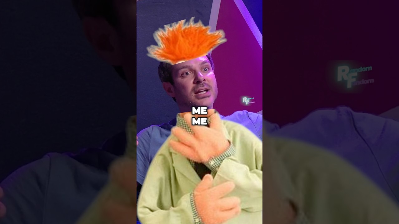 Jeff turned into Beaker in front of our eyes! 😅 #muppets