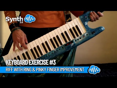 Keyboard Exercise #3 - Riff with Ring & Pinky finger improvemen b JoeAtlan | Synthcloud