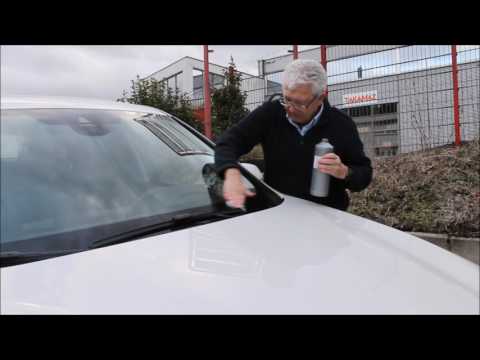Coating a windscreen with 7601