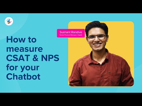 How to measure CSAT & NPS for your Chatbot - YouTube