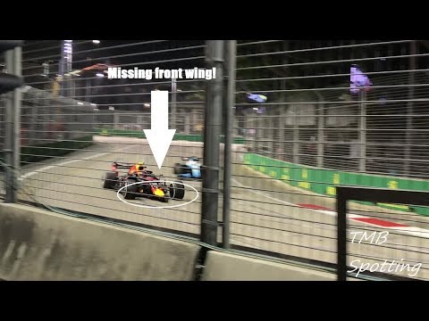 Thumbnail for F1 Sound 2019 Part 3 | Formula One Singapore Grand Prix 2019 Practice FP2 | F1 V6 Sound by Renault, Ferrari, Car