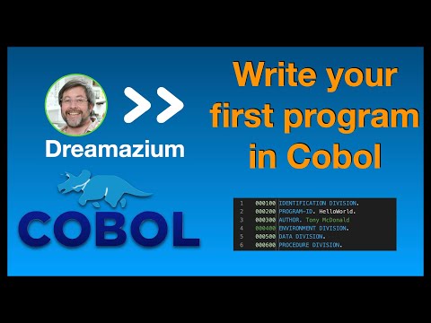 Your First  Cobol Program
