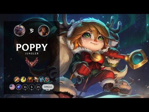 Poppy Jungle vs Jarvan IV - NA Grandmaster Patch 12.20
