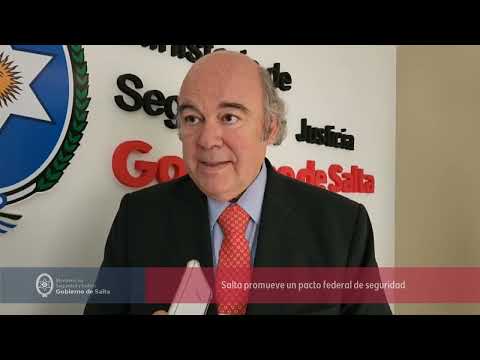 Salta promueve un pacto federal de seguridad