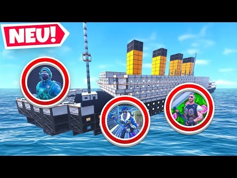 *1220 IQ* HIDE & SEEK on the TITANIC! | Hide & Seek in Fortnite