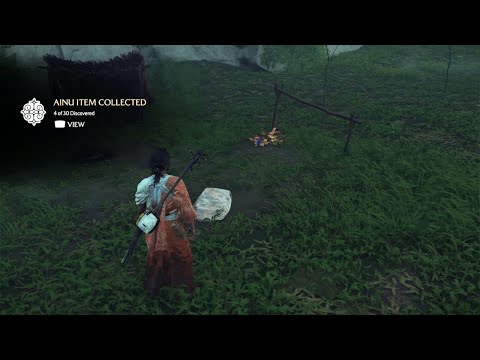 Ainu Item Location at Windy Meadow - Ghost of Yotei (PS5 Pro)