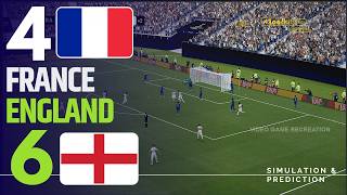⚽ Francia 4-6 Inglaterra ✅🇫🇷🎖️🏴󠁧󠁢󠁥󠁮󠁧󠁿🔴| Copa Mundial de la FIFA 2026™ | Simulación/Recreación