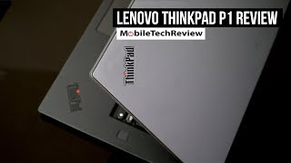 Lenovo ThinkPad P1 2nd Gen Black (20QT000PRT) - відео 3