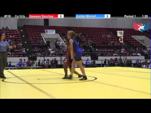 WM 52 KG - RD1 - Vanessa Sanchez (Panther Red) vs. Jordan Morrell (TN Pride)