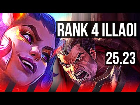 ILLAOI vs DARIUS (TOP) | Rank 4 Illaoi, Dominating | BR Grandmaster | 25.23