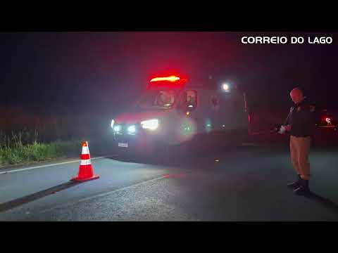 Mulher morre após ser atropelada na PR-317 entre São Clemente e São José das Palmeiras