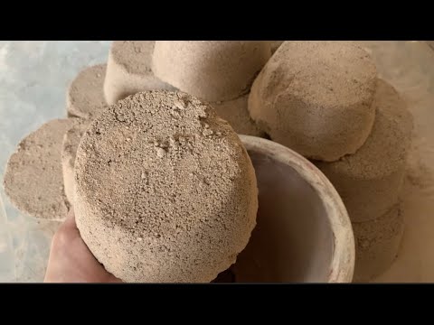 Claypot series 🎉🤩yellow concrete/asmr