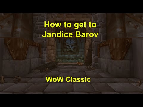 WoW Classic---How to get to Jandice Barov---Krastinov's Bag of Horrors