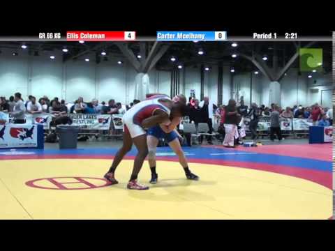 Greco GR 66 KG - Ellis Coleman vs. Carter Mcelhany