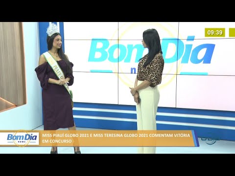 Vencedora do concurso Miss Piauí Globo 2021 comenta sua participação no evento 04 06 2021
