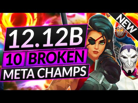 10 MOST BROKEN CHAMPS of EVERY ROLE for Patch 12.12B - Best Mains Tier List - LoL Guide