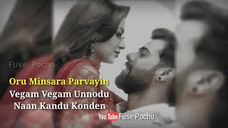 Oru minsara parvaiyil love status video