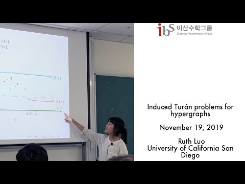 2019-11-19 Ruth Luo, Induced Turán problems for hypergraphs