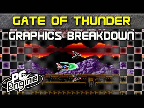 Gate of Thunder stage 3 | PC Engine Graphics Breakdown