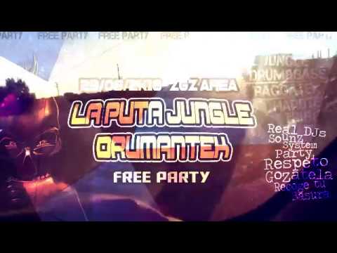 La Puta Jungle y Drumantek - FREEPARTY ZGZ [23-06-2K18]