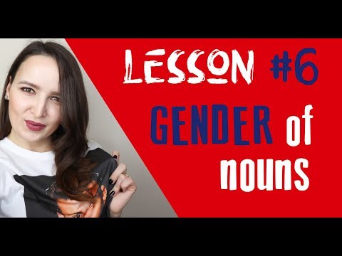 #21 Lesson #6 Gender of Nouns | Russian language grammar| Course for beginners