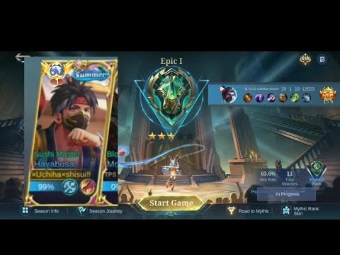 MY FIRST GAME IN EPIC! (SEASON 31)🔥SUPER AGGRESSIVE HAYABUSA GAMEPLAY!!