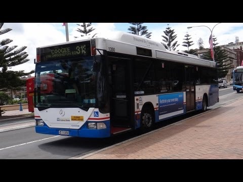 Sydney Buses 1350 Start-up (from outside - rear-left)