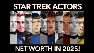 Star Trek Actors Net Worth 2025  #StarTrek #WilliamShatner #ChrisPine #PatrickStewart #JeanLucPicard