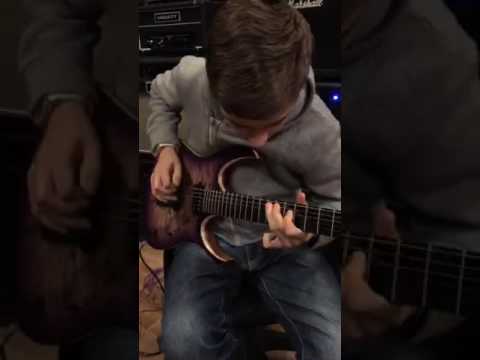 Mayones Duvell-6 QATSI Ajna Burst и юный гитарист Максим