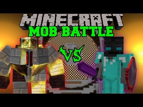 Big Golem Vs. Walker King - Minecraft Mob Battles - Chocolate Quest and Mo' Creatures Mods