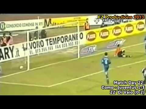 Serie A 2002-2003, day 22 Como - Juventus 1-3 (Di Vaio goal)